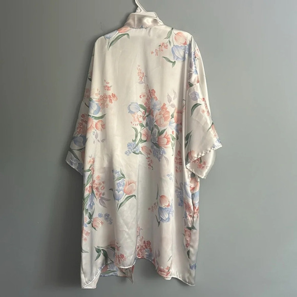 Vintage Cypress Floral Robe and Night Dress Matching Intimates PJ Set Size L - Picture 8 of 9